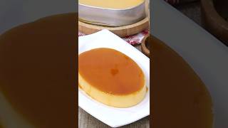 Rich creamy and smooth Leche Flan with caramel topping recipe shorts [upl. by Niledam]