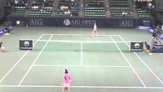 AIG OPEN 2008 １回戦 中村藍子 VS マルタ・ドマホフスカ [upl. by Sitra]