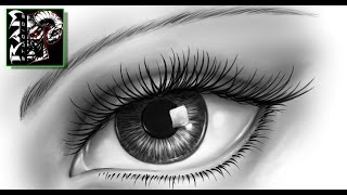 How To Draw A Realistic Eye  Narrated [upl. by Ellenyl]