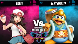 Berit vs DirtyDeeds  Skövde Smash 4 Ultimate  Winners Round 1 [upl. by Engdahl]