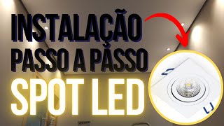 Como instalar spot de led passo a passo [upl. by Gaylor]