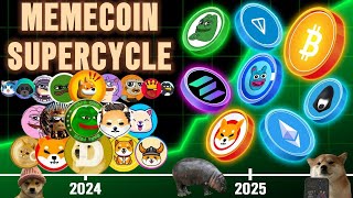 🚀 MemeCoin Supercycle Has BEGUN 💰 Top Meme Coins Ready to EXPLODE in 2025 [upl. by Asiela]