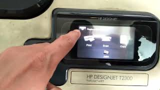 HP Design jet T2300 Plotter Firmware Upgrade Guide Line UrduHindi  Mohid Network [upl. by Llertnad]