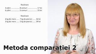 Metoda comparației 2 [upl. by Nessi]