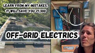 Campervan ELECTRICS  OFFGRID  12v240v  All components  What you NEED to know [upl. by Gans]