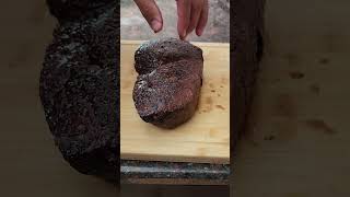 Dry Brined Oven Reverse Sear Sirloin Tip Roast Seasoned with Salt amp Pepper Cast Iron Seared Rare [upl. by Uhayile]