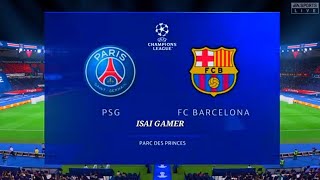 PSG vs Barcelona goles 22 Uefa champions league 2024 Octavos de FINAL [upl. by Atinaj]