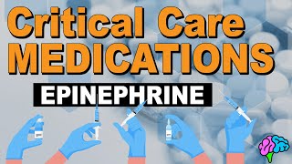 Epinephrine  Critical Care Medications [upl. by Llieno]