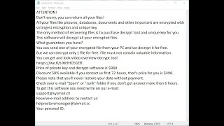 DJVU STOP Decryption April 2022 Update  How to Recover Files Encrypted by DJVU STOP Virus [upl. by Aikenat289]