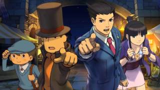 Professor Layton Vs Ace Attorney Bewitching Puzzle Extended 1 Hour [upl. by Trefor]