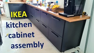 Ikea Metod kitchen cupboard assembly [upl. by Abell503]