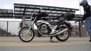 Sound of Moto Guzzi Breva 750 with Lafranconi exhaust [upl. by Attenat]