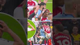 Leondro Trossard red card vs Manchester City vs Arsenal Trossard gets Red Card [upl. by Darrick]