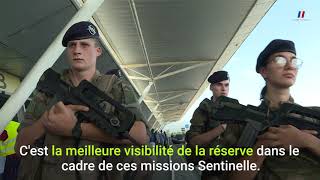 Sentinelle  la réserve opérationnelle déployée à Lille [upl. by Enyleve]