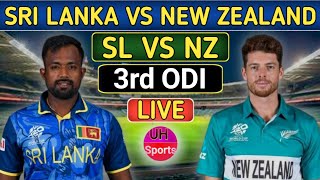 SL vs NZ Live  3rd ODI Match Score  Sri Lanka vs New Zealand  Live Cricket Match Today [upl. by Fradin]