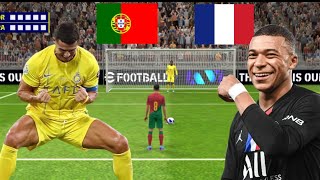 France vs Portugal FIFA World Cup Penalty shootout 🔥 efootball 24 [upl. by Otineb347]