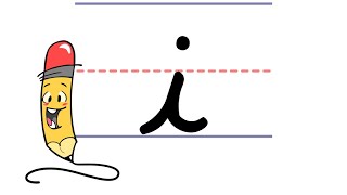 Pencil Petes Cursive Writing  Lowercase i [upl. by Ashla]