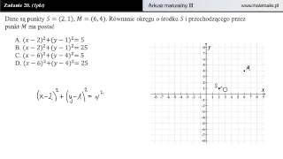 Zadanie 20  Arkusz maturalny III [upl. by Themis]