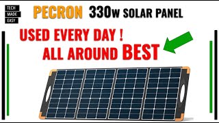 🔥 All Around BEST Solar Panel Pecron 330w Solar Panel PV300 [upl. by Brandie]