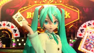 Hatsune Miku  初音ミクProject DIVA Arcade Future Tone  PV quotBlackjackquot REQUEST No Lyrics [upl. by Hsirehc]