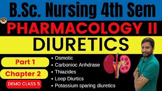 Chapter 2  Diuretics  Drug used in Urinary System  BSc Nursing 4th Sem  PHARMACOLOGY 2 [upl. by Wyck]