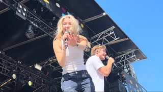 MAKSIM EN HANNAH MAE  IK WIL DAT JE LIEGT LIVE  THOR PARK LIVE  GENK [upl. by Enneibaf]