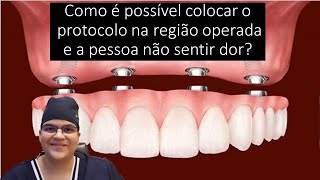 Como é possível colocar o protocolo na região operada e a pessoa não sentir dor Dra Bianca Rosa [upl. by Kim]