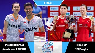 Final  Dejan FerdinansyahGloria Emanuelle Widjaja vs Guo Xin WaChen Korea Masters 2024 Badminton [upl. by Joab]