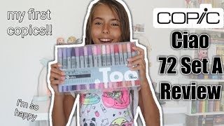 My COPICS Finally Came  Copic Ciao 72 Set A Review [upl. by Aenert]