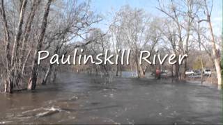 Blairstown NJ Paulins Kill River Flood  March 7 2011 [upl. by Eenhat]