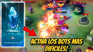 ESTOS BOTS JUEGAN MEJOR QUE TU COMO ACTIVAR LA IA SECRETA MOBILE LEGENDS ESPAÑOL 2024 [upl. by Reiner]