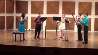 D’Rivera  Aires tropicales for Wind Quintet [upl. by Enivid]