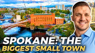 SPOKANE WASHINGTON quotThe Biggest Small Townquot youve EVER been too  Living In Spokane Washington [upl. by Rheta]