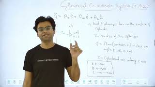 Cylindrical coordinate system  Vector Analysis  Lecture 03  CSIR NET PHYSICAL SCIENCE [upl. by Enineg]