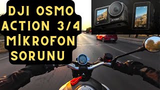 DJI Osmo Action 34 Mikrofon Sorununu Nasıl Çözdüm CLX 700 Motovlog [upl. by Anirt]