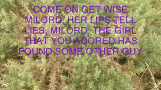 MILORD  A SONG FROM 1959  MUSIC BY MARGUERITE MONNOT ENGLISH LYRICS BUNNY LEWIS [upl. by Milla]