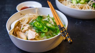 How to Make CHICKEN PHO  Easy Pho Ga Recipe  Vietnamese Chicken Noodle Soup From Scratch [upl. by Itra]