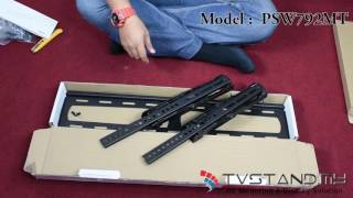 Unboxing  Tilt LCD LED TV Wall Mount Upto 32quot  65quot  PSW792MT [upl. by Llenhoj]