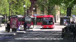 Buses in Karlstad Sweden [upl. by Arden]