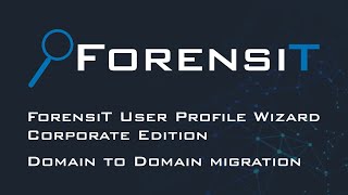 Domain to Domain Profile Migration Demonstration using User Profile Wizard Corporate Edition [upl. by Cavil]