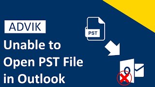 How to Fix Unable to Open PST File in Outlook StepbyStep Guide [upl. by Dinan]