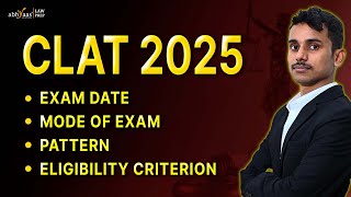 CLAT 2025 Notification  Exam Date  Exam Time  Duration  Applications [upl. by Streeto]