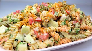 PASTA SALAD  recipe great for the summer [upl. by Ettelegna]