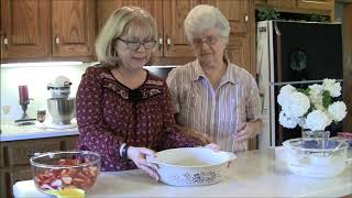 In the Kitchen with Granny  Strawberry Cobbler [upl. by Auohs]