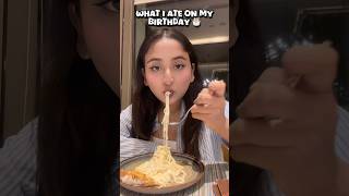 What I Ate On My Birthday minivlog ytshorts shorts [upl. by Whipple]