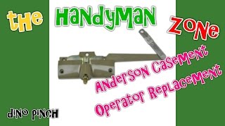 Anderson Casement WINDOW Operator crank Install [upl. by Ailedua906]