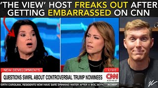 The View Host LOSES HER MIND After Getting EMBARRASSED On CNN [upl. by Yngiram]