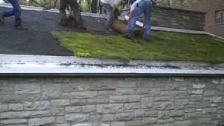 Sloped Green Roof Installation Slideshow [upl. by Voltmer]