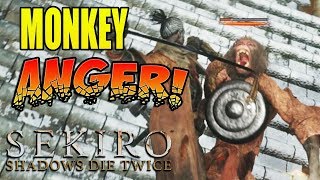 Sekiro Shadows Die Twice  FOLDING SCREEN MONKEYS ANNOY 16 [upl. by Ahsirtal527]