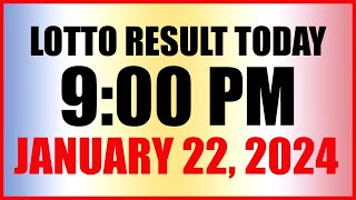 Lotto Result Today 9pm Draw January 22 2024 Swertres Ez2 Pcso [upl. by Si]